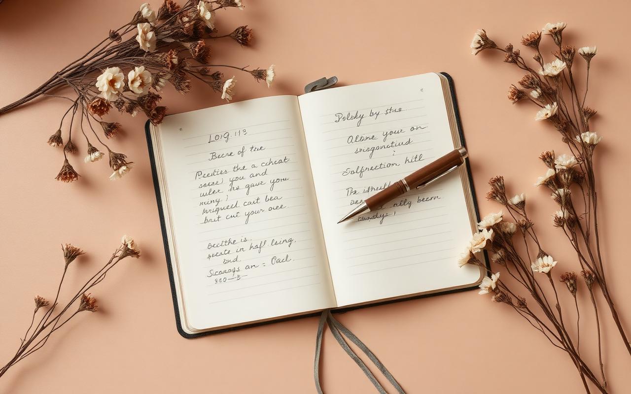Annual goal setting workbook and habit tracker open on a coach's desk