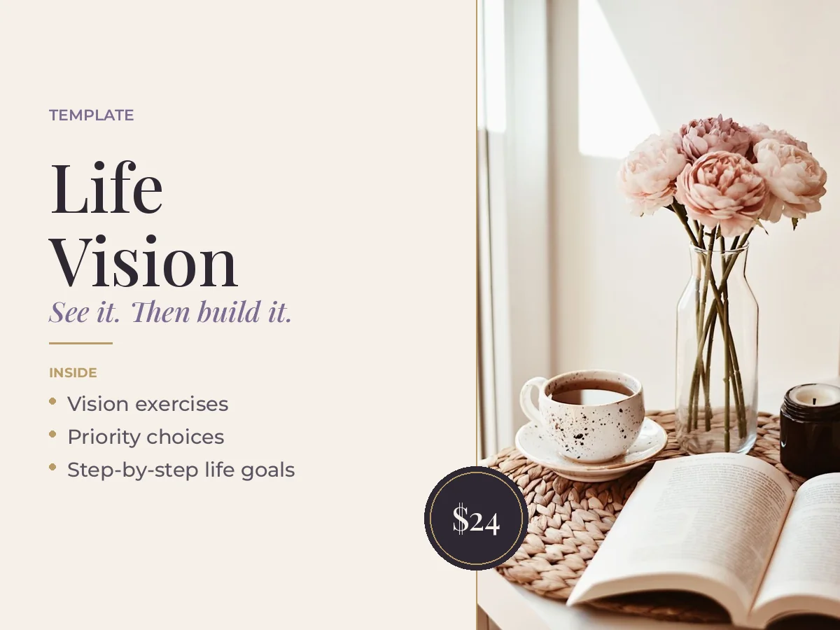 Life Vision Exercises & Coaching Template coaching template cover